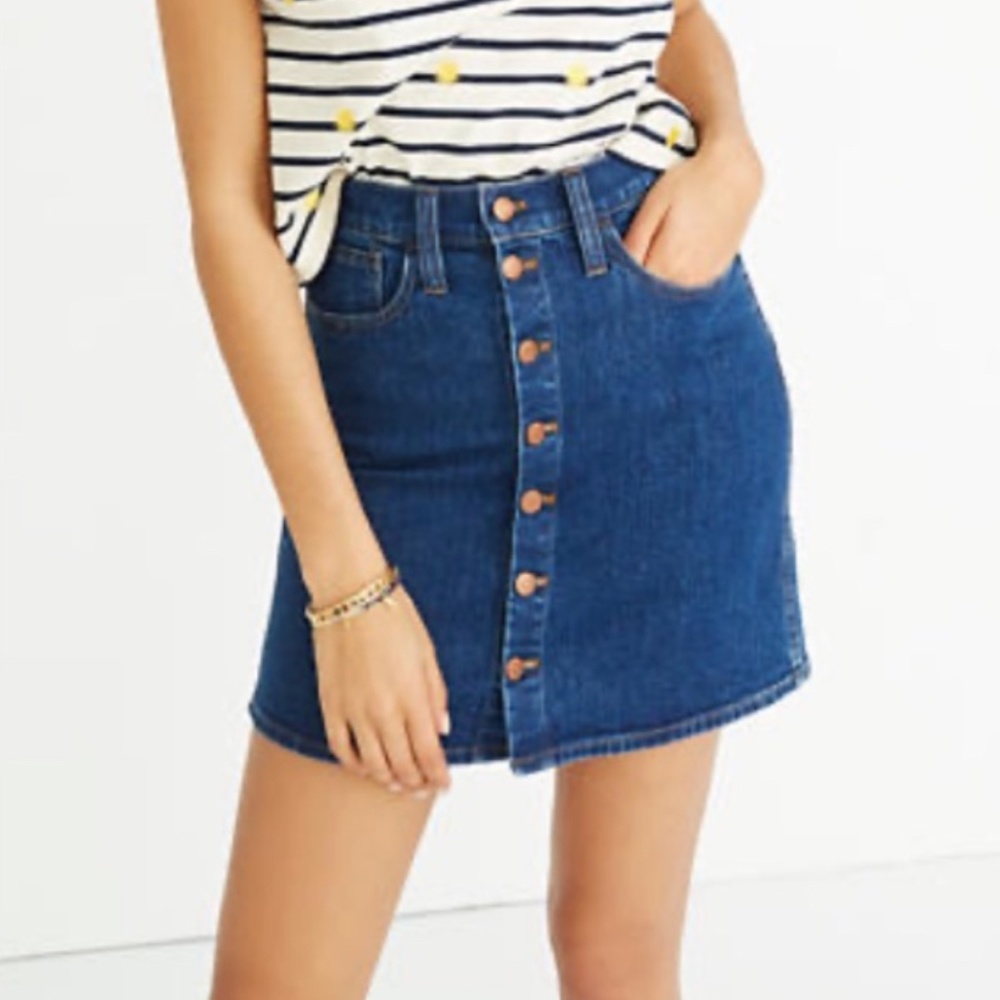 Madewell Stretch Denim Skirt - NWT
